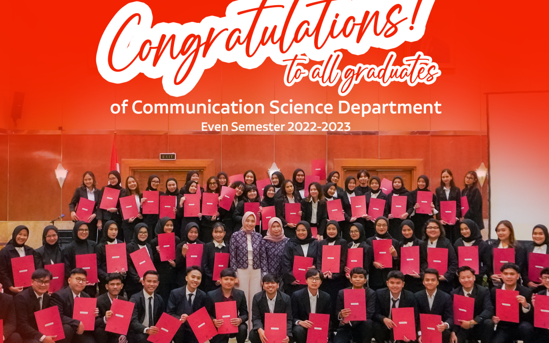 The Judiciary of the UNIKOM Communication Studies Program Successfully Graduated 161 Candidates